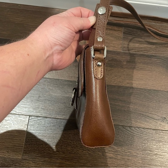 Ashwood Brown Leather Adjustable Crossbody Bag/Purse OS - Picture 6 of 15